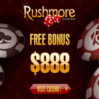Rushmore Online Casino - Get $888 Free Bonus